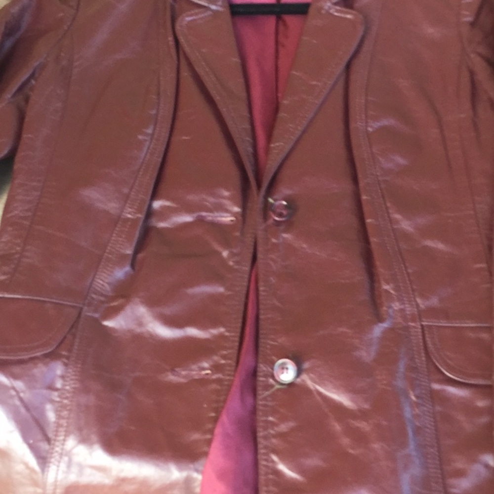 Artisan leather blazer jacket Coachella boho festival cowgirl rodeo rock concert - Picture 11 of 11